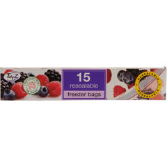 Tidyz 36 x 15's Freezer Bags Resealable - Premium Quality Tissue Online - Product Image