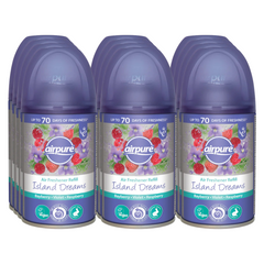12 x Airpure Air Freshener Auto Refill 250ml Island Dreams - Premium Quality Tissue Online - Product Image