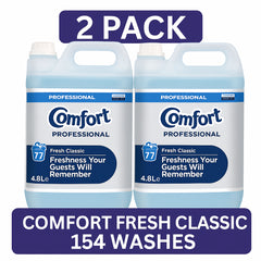 2 x Comfort Professional Fabric Conditioner Fresh Classic 4.8L – 154 Washes Total