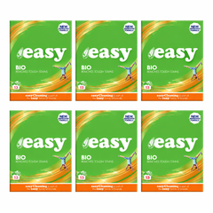 6 x Easy Laundry Powder 13w Bio 884g