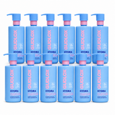 12 x Gudlox Hydra Hyaluronic Acid Hair Conditioner Hydration Boost for Dry - 400 ml (75p Each)