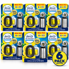 6 x Febreze Bin Freshener Starter Kit Citrus Fresh – Holder + 2 Refills