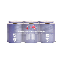 Strike Blue Wiper Paper Towel Kitchen Roll 2 ply (1x6) - Premium Quality Tissue Online - Product Image