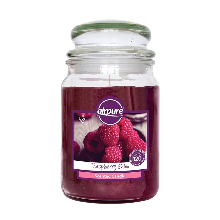 4 x AirPure Scented Candle 510g Raspberry Bliss - Premium Quality Tissue Online - Product Image