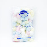 12 x Athena Coloured Cotton Wool Balls 100 Pack