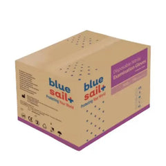 10-Blue Sail, Powder-Free Nitrile, Medical-Grade Disposable Gloves (100 pk) - Premium Quality Tissue Online - Product Image
