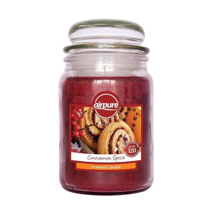 4 x AirPure Scented Candle 510g Cinnamon Spice - Premium Quality Tissue Online - Product Image