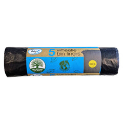 36 x 5's Wheelie Bin Liners 300L - Premium Quality Tissue Online - Product Image
