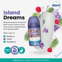 12 x Airpure Air Freshener Auto Refill 250ml Island Dreams - Premium Quality Tissue Online - Product Image
