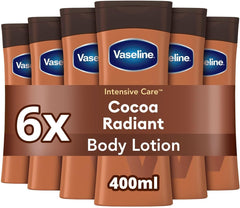 6 x Vaseline Intensive Care Cocoa Radiant 400ml