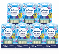 7 x Febreze Ambi Pur 3Volution Spring Awakening Plug-In Air Freshener Refill 20ml – Long-Lasting Freshness
