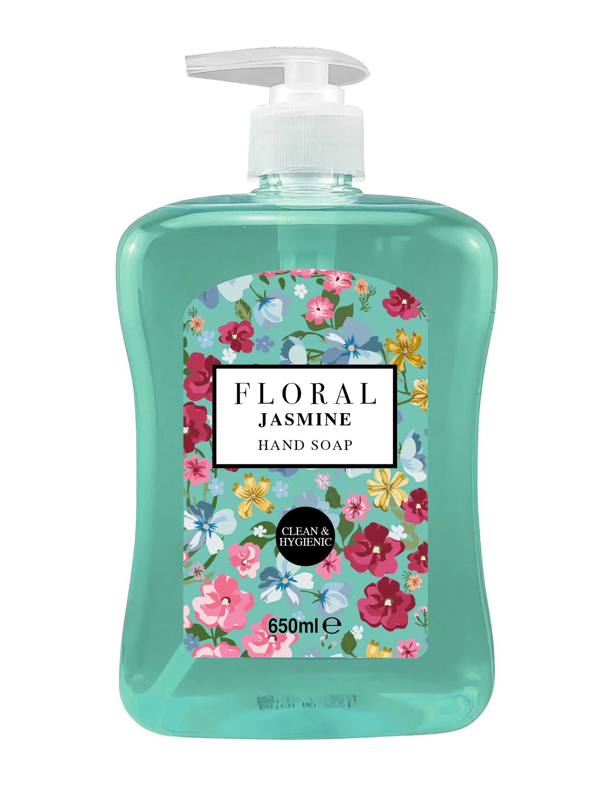 12 x Floral Hand Soap 650ml - Jasmine - Premium Quality Tissue Online - Product Image