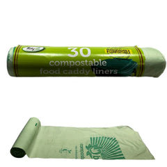 36 x TIdyz 30 Biodegradable and Compostable Food Caddy liners 5L - Premium Quality Tissue Online - Product Image