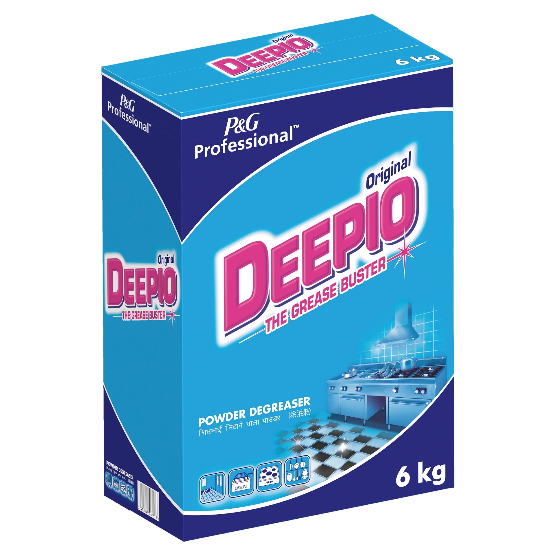 DEEPIO PROFESSIONAL POWDER  DEGREASER 6KG - Premium Quality Tissue Online - Product Image