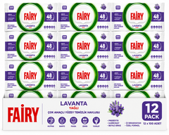 12 x Fairy Multi Surface Wipes Lavender 100 pack