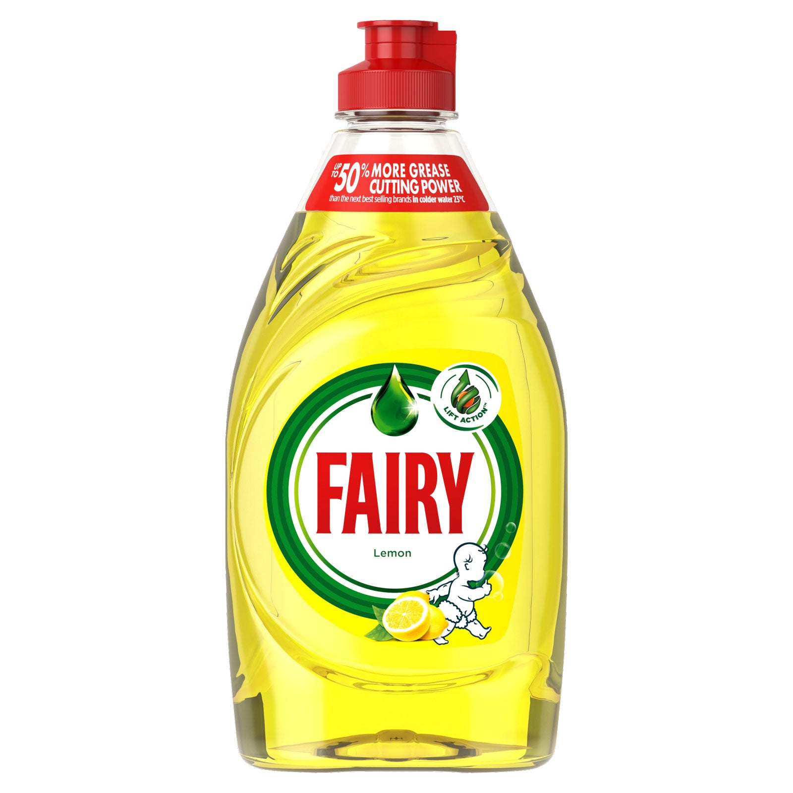 10 X FAIRY LIQUID LEMON 320ML - Premium Quality Tissue Online - Product Image