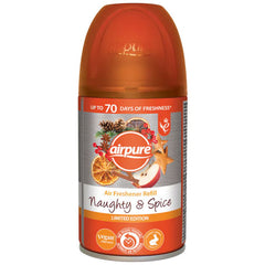 12 x Airpure Air Freshener Auto Refill 250ml Naughty & Spice - Premium Quality Tissue Online - Product Image