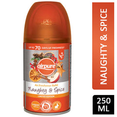 12 x Airpure Air Freshener Auto Refill 250ml Naughty & Spice - Premium Quality Tissue Online - Product Image