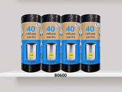 Tidyz 20 x 40'S Refuse Sacks 50L - Premium Quality Tissue Online - Product Image