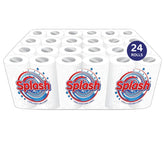 Splash 4 Pack 2ply Kitchen Rolls – 6 Packs of 4 (24 Rolls) - Premium Quality Tissue Online - Product Image