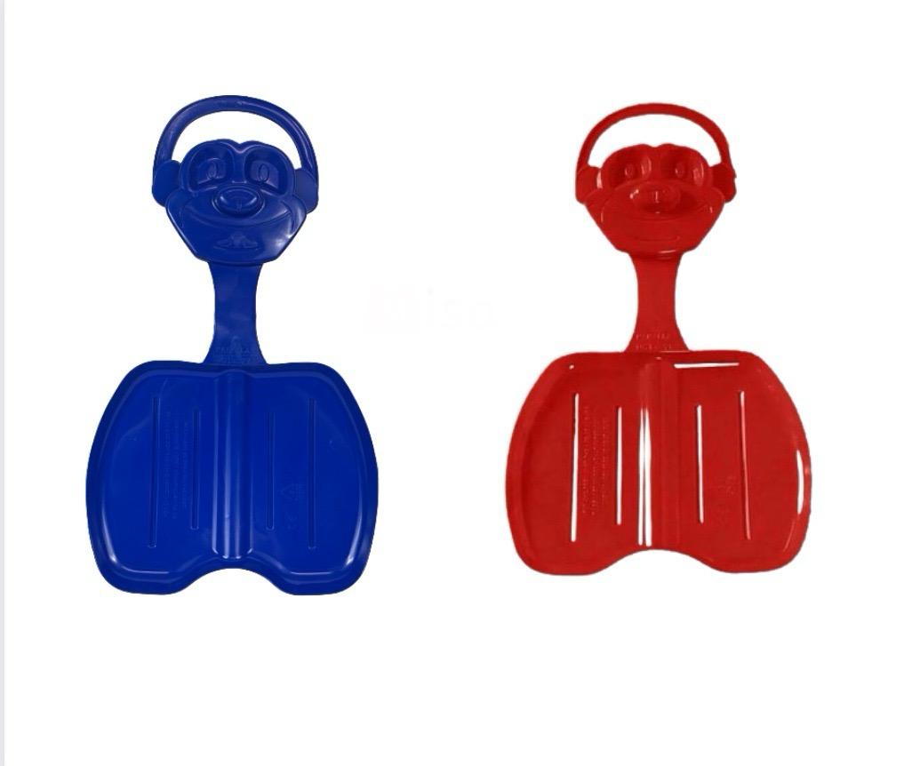 10 Winter Sports: Sledge Skiing Board/Snow Skidding Board Bum Slider RED BLUE - Premium Quality Tissue Online - Product Image