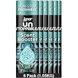 6 x Lenor Unstoppables In Wash Fresh Scent Booster Beads 176g