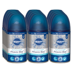12 x Airpure Air Freshener Auto Refill 250ml Atlantis Bay - Premium Quality Tissue Online - Product Image