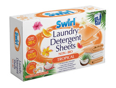 14 x Swirl 20 Laundry Tropical Detergent Sheets (83p each)