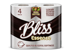 Bliss Luxury Scented Bathroom Tissue Rolls 2Ply Shea Butter 40 Rolls (10 x 4rolls) - Premium Quality Tissue Online - Product Image