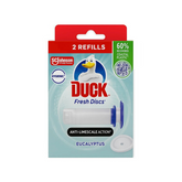5 x Duck Fresh Discs Toilet Cleaner Refills Eucalyptus 2x36ml