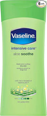 6 x Vaseline Aloe Soothe Lotion 400ml (£2.08each)