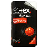 6 X Kotex Night-Time Pads 10 Pack - Premium Quality Tissue Online - Product Image
