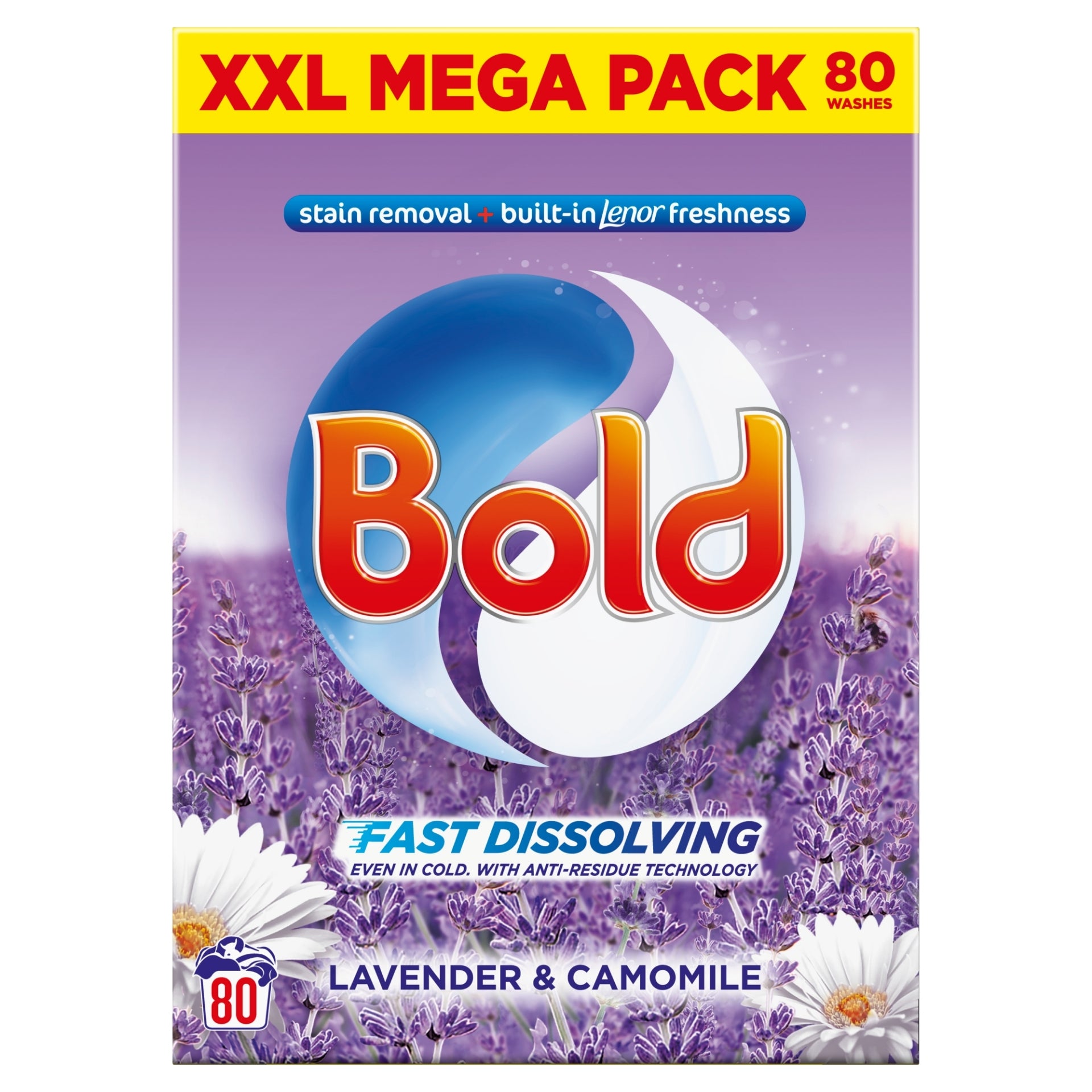 3 X BOLD 2in1 POWDER - LAVENDER & CAMOMILE (80w) - Premium Quality Tissue Online - Product Image