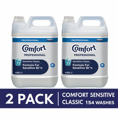 2 x Comfort Professional Fabric Conditioner Sensitive 4.8L – 154 Washes Total