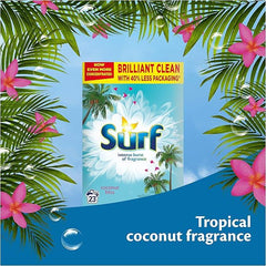 4 × Surf Powder Coconut Bliss – 1.15 kg (23 Washes Each) – Tropical Scent Laundry Detergent Bulk Pack