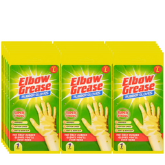 Elbow Grease Super Strong Rubber Gloves Large - Case Of 18 - Premium Quality Tissue Online - Product Image