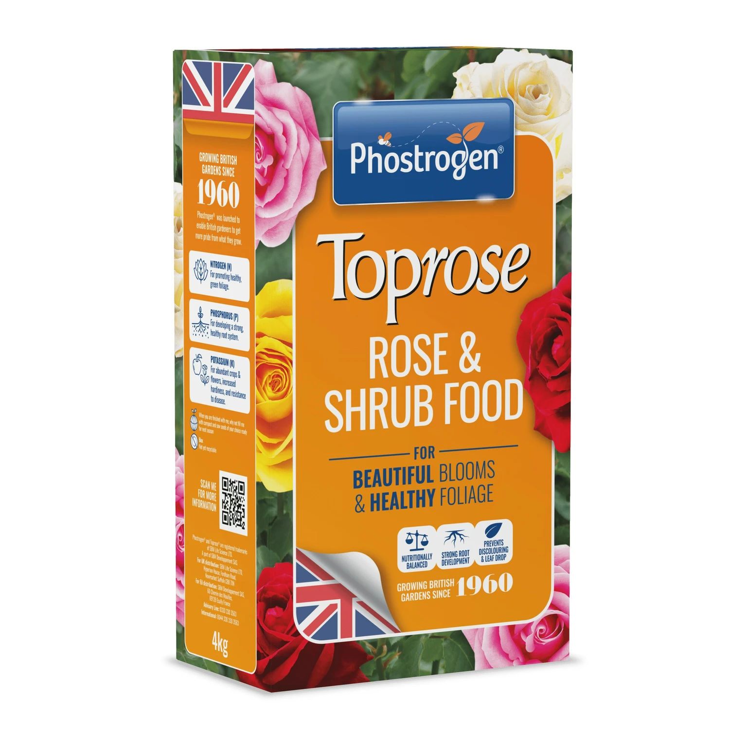 Toprose Rose & Shrub Feed 4kg x 4 - Premium Quality Tissue Online - Product Image