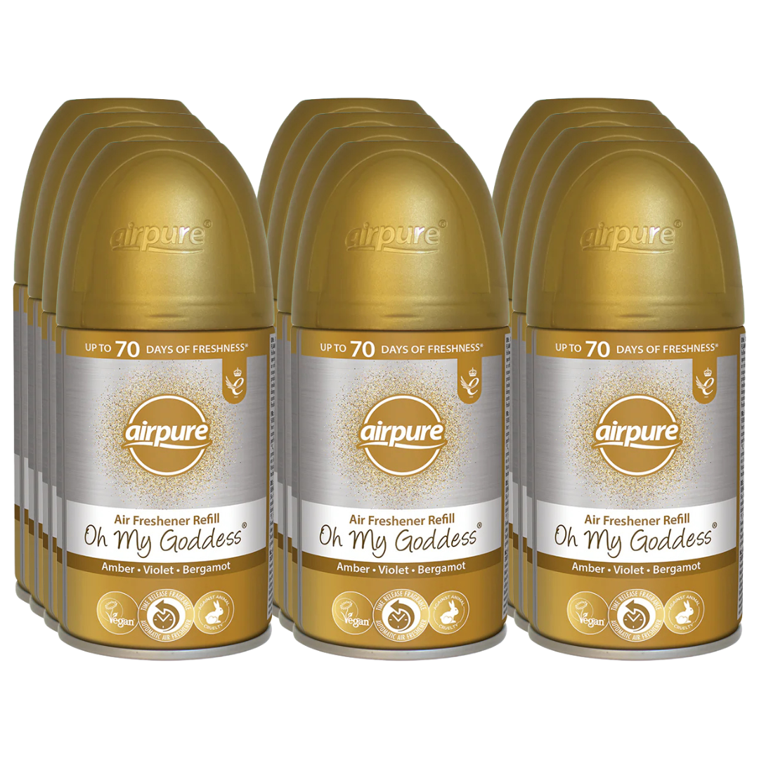 12 x Airpure Air Freshener Auto Refill 250ml Oh My Goddess - Premium Quality Tissue Online - Product Image