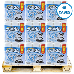 Pallet Deal: 48 x Panda Cuddle Feather Soft 2Ply 36 Toilet Rolls 18pk (18 x 2) - Premium Quality Tissue Online - Product Image