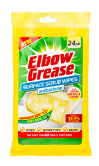 Elbow Grease Surface Scrub Wipes 24pk - Case Of 12 - Premium Quality Tissue Online - Product Image