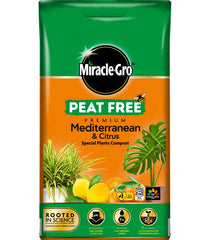Miracle-Gro® Peat Free Premium Mediterranean & Citrus Compost 10L - Premium Quality Tissue Online - Product Image