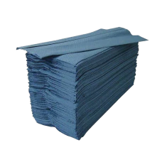 2520 Premium Quality C Fold Multi Fold Blue Paper Hand Towels - Premium Quality Tissue Online - Product Image