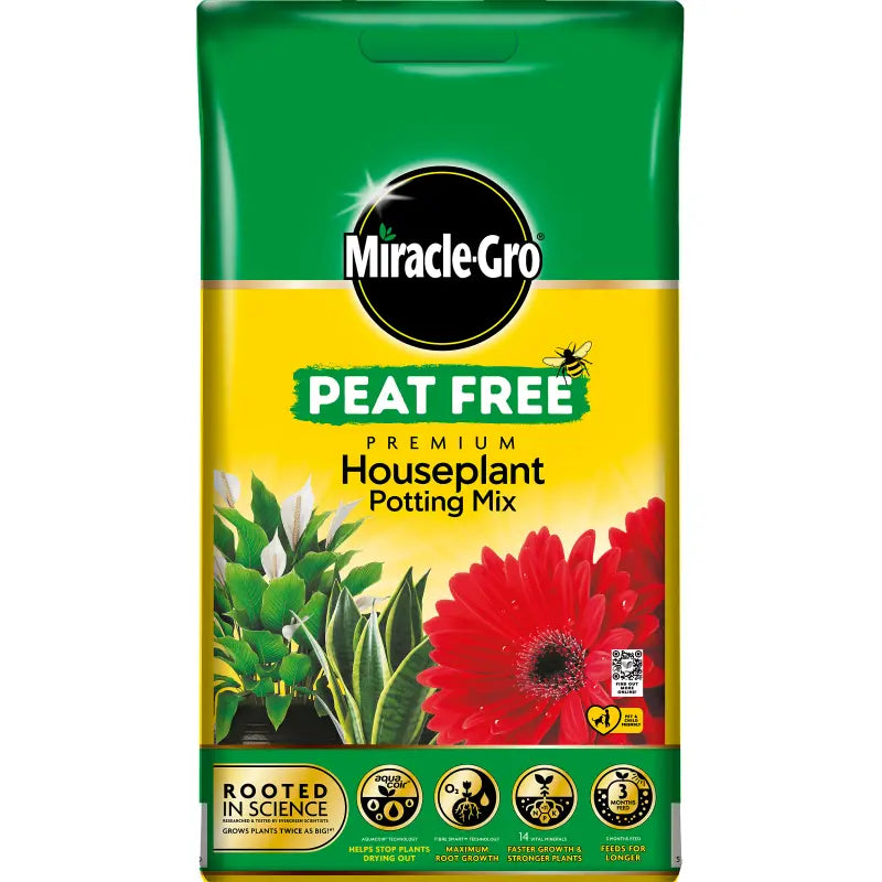 Miracle-Gro® Houseplant Potting Mix Peat Free Compost 10L - Premium Quality Tissue Online - Product Image