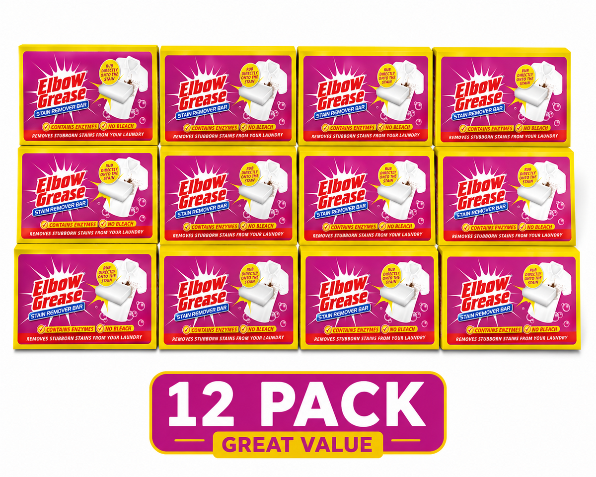 12 x Elbow Grease Stain Remover Bar 100g