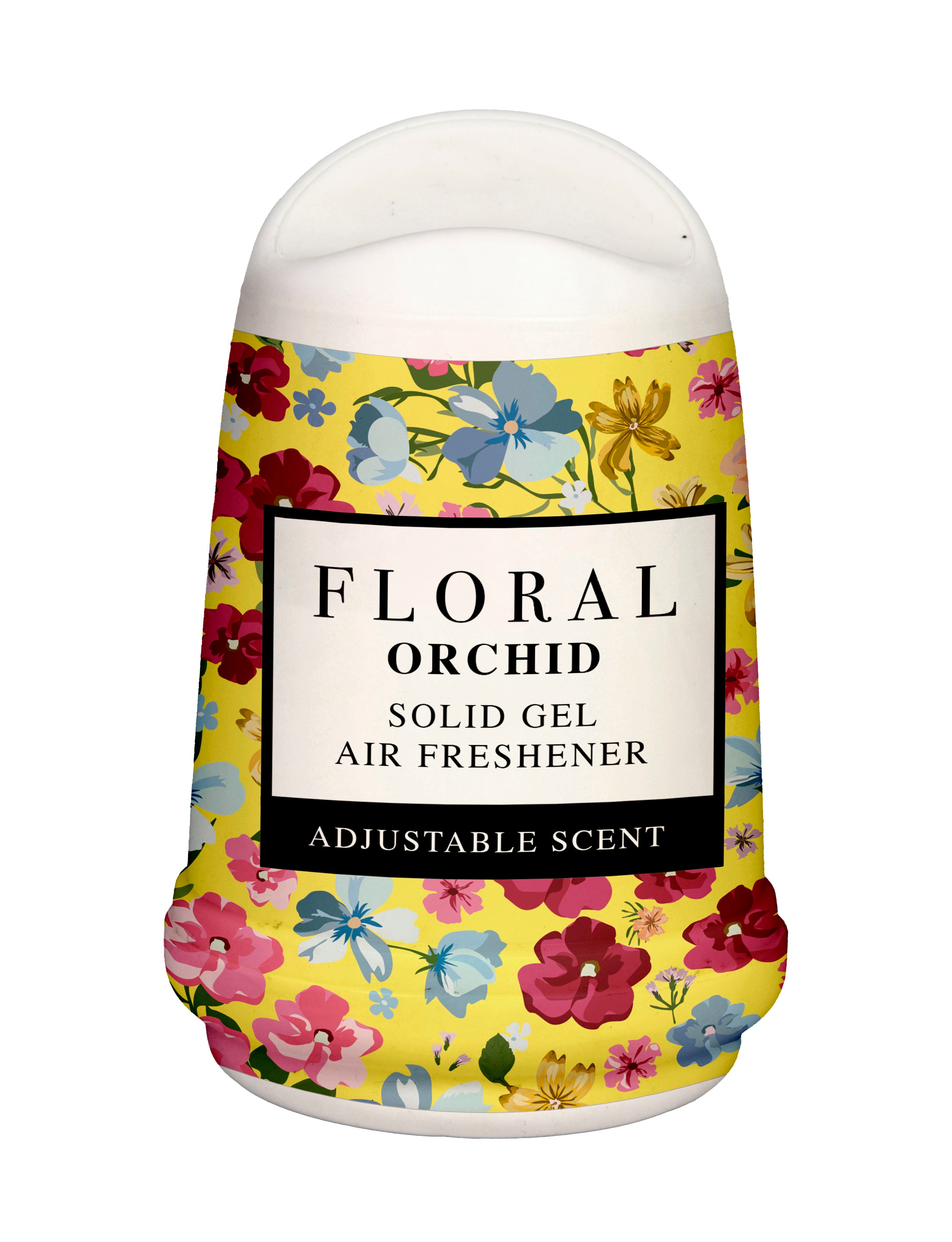  12 x Floral Solid Gel Dome Air Freshener - Orchid - Premium Quality Tissue Online - Product Image