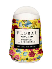  12 x Floral Solid Gel Dome Air Freshener - Orchid - Premium Quality Tissue Online - Product Image