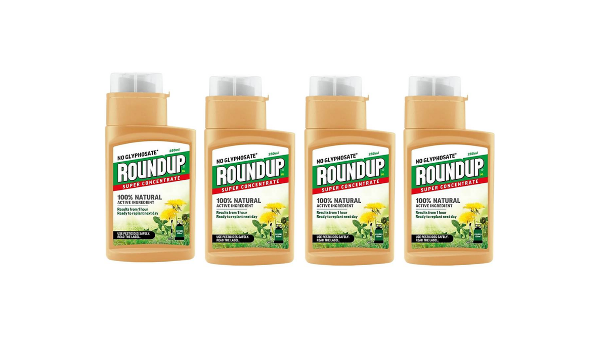  4 X Roundup Natural Weed Control Concentrate GLYPHOSATE FREE 280ml - Premium Quality Tissue Online - Product Image
