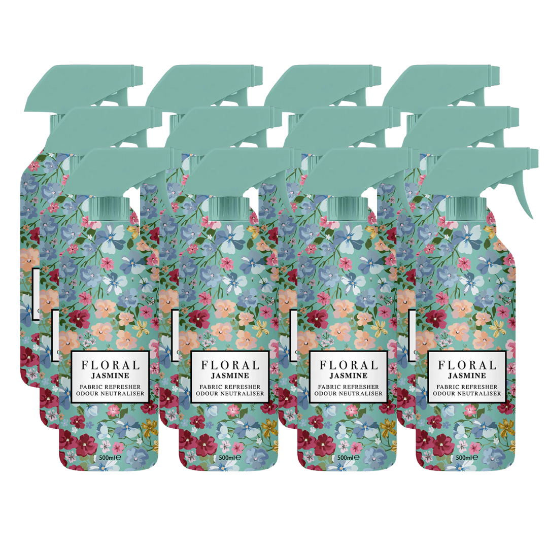 12 x Floral Fabric Refresher Jasmine 500ml