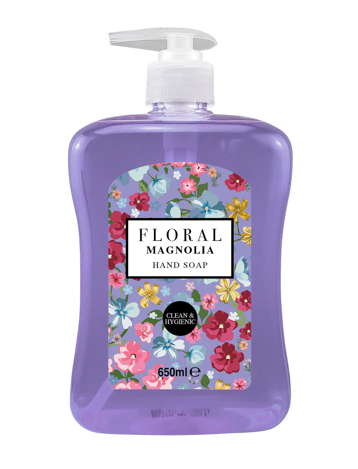  12 x Floral Hand Soap 650ml - Magnolia - Premium Quality Tissue Online - Product Image