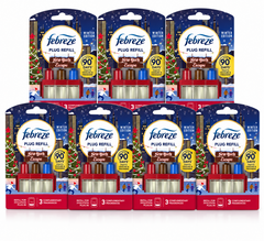 7 x Febreze Ambi Pur 3Volution New York Escape Plug-In Air Freshener Refill 20ml – Long-Lasting Freshness